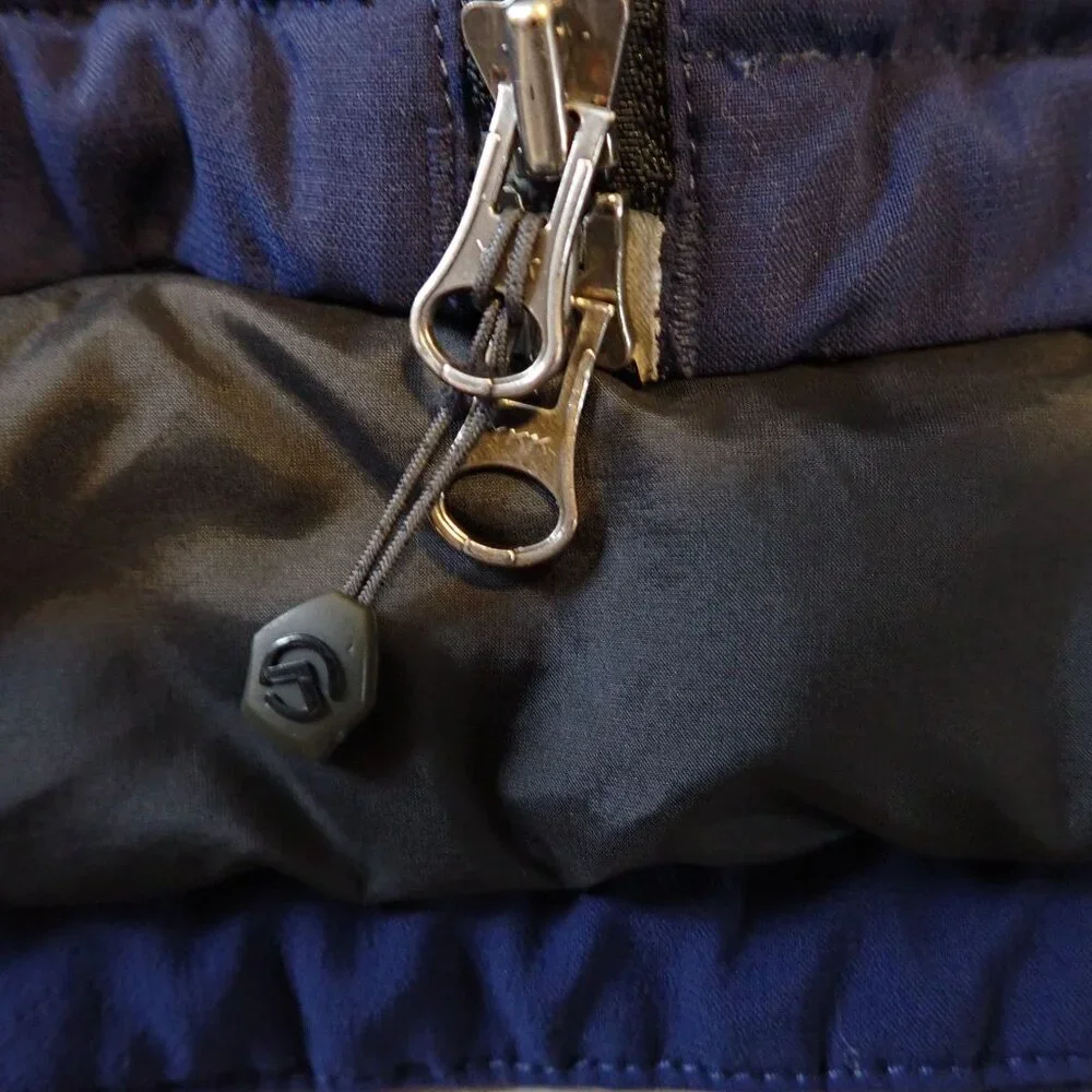 Vintage The North Face Jacket Mens M Summit Series Windstopper Blue Hooded - Picture 7 of 8